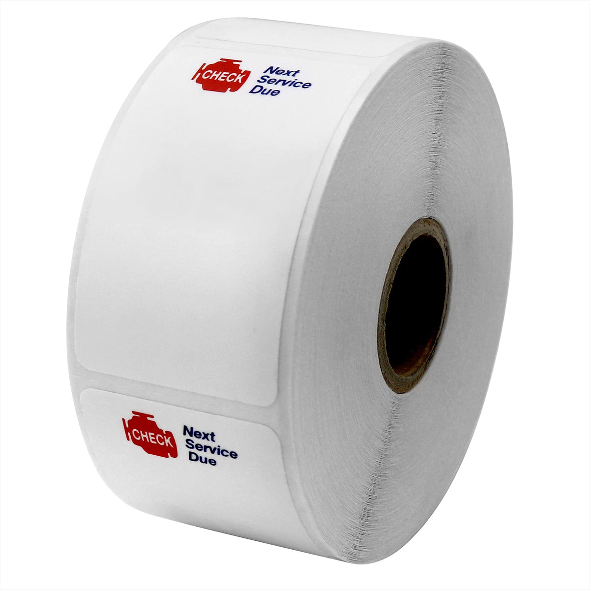 Printer Service Reminder Stickers, Check Engine Image, 500 Count