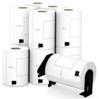 Compatible 4.07" x 6.4" Die-Cut Large Labels Replacement for DK-1247 Shipping Address Compatible with Brother QL-1110NWB Label Printers (12 Rolls + 1 Frame, 180 Labels/Roll) 4.07" x 6.4 - 1247 | 12 Rolls