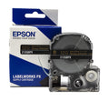 Epson LABELWORKS 212GBPX Label Tape - Gold on Black - 1/2" (12mm), 30ft 12mm
