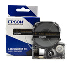 Epson LABELWORKS 212GBPX Label Tape - Gold on Black - 1/2" (12mm), 30ft 12mm