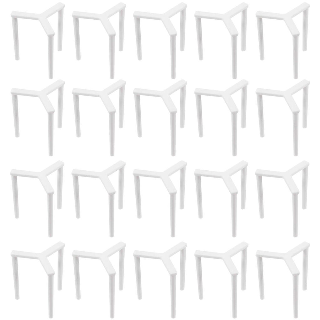 DOITOOL Pizza Saver Stand Pizza Packing Tripod Stack Fixing Rack Box Holder Stand to Prevent Cheese Adhesion and Crushed Toppings 1.37 X 1.37 X 1.49 in for Home Restaurant Pizzeria Food Service