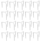 DOITOOL Pizza Saver Stand Pizza Packing Tripod Stack Fixing Rack Box Holder Stand to Prevent Cheese Adhesion and Crushed Toppings 1.37 X 1.37 X 1.49 in for Home Restaurant Pizzeria Food Service