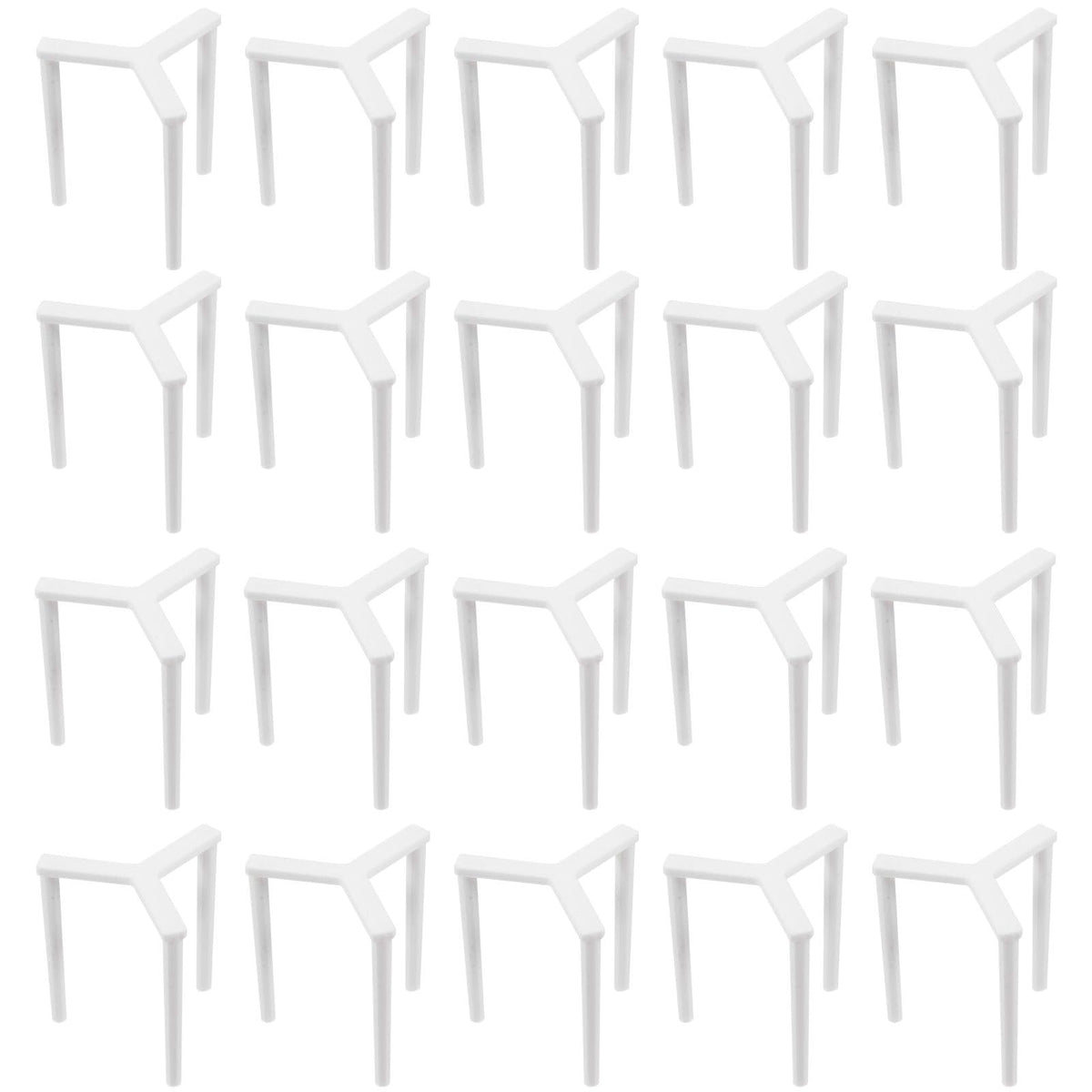 DOITOOL Pizza Saver Stand Pizza Packing Tripod Stack Fixing Rack Box Holder Stand to Prevent Cheese Adhesion and Crushed Toppings 1.37 X 1.37 X 1.49 in for Home Restaurant Pizzeria Food Service