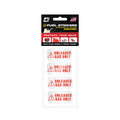 Unleaded Sticker, Unleaded Fuel Only Sticker for Fuel Cans and Outdoor Power Equipment - Weather Proof, Extreme Stick, Commercial Grade Fuel Labels by Fuel Stickers - USA Made (2x1 inch), 20 Labels 20-Pack