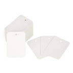 G2PLUS 1000 PCS Price Tags, 1.9 X 1.3 in White Paper Labels, Unstrung White Blank Rectangular 1.3x1.9 in