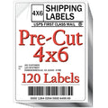 JETZAP Pre-Cut 4x6 Shipping Labels | Work on Most Inkjet and Laser Printers | Just Load & Print | USPS UPS FedEx for Home Printers | 120 Pack