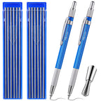 Hiboom 2PCS Welders Pencil with 24 Pcs Silver Round Refills 2
