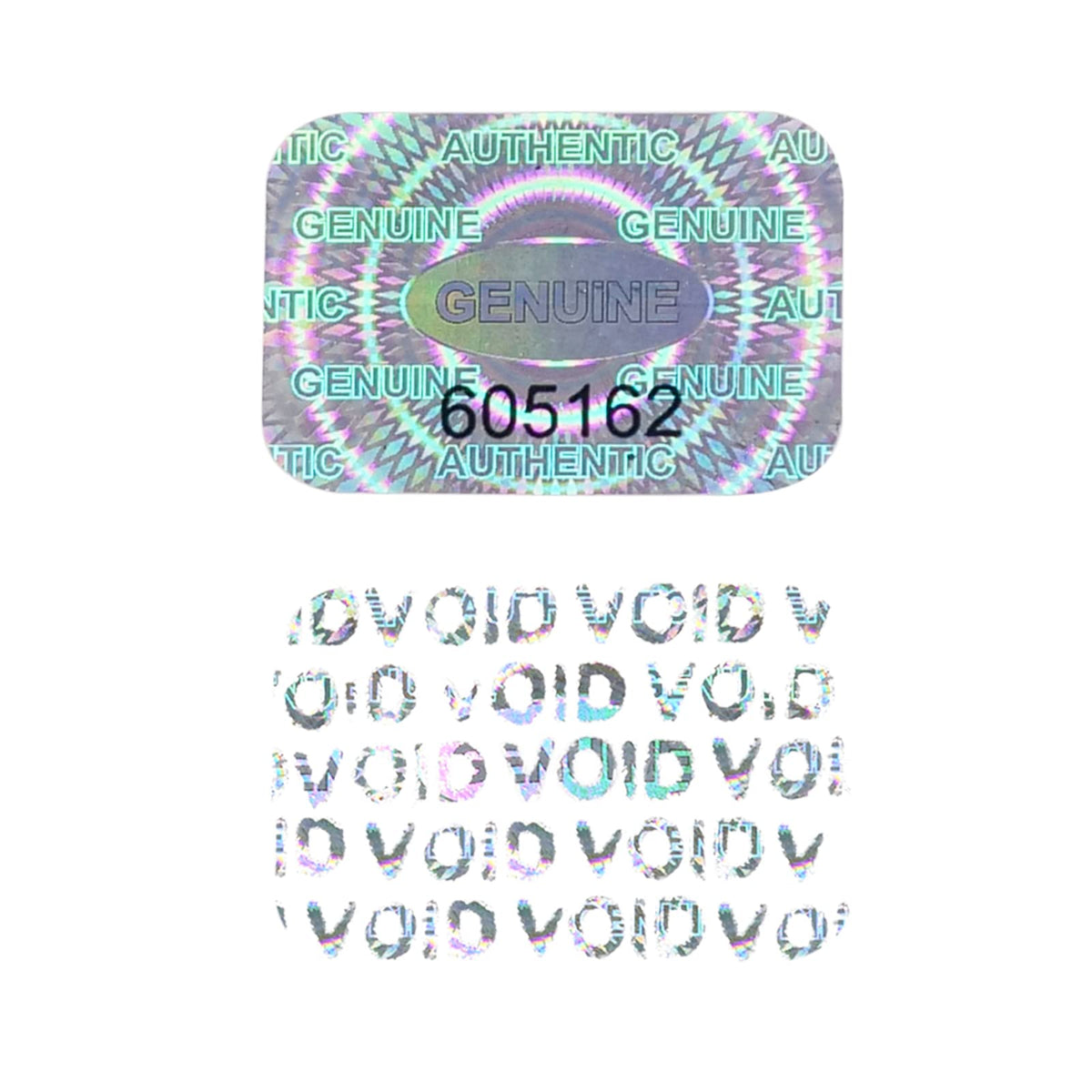 120 pcs Security Hologram Stickers, Void Tamper Proof Sticker, Warranty Tamper Evident Labels, Unique Sequential Serial Numbering (WZRYSEAL 0.95 Inch X 0.65 Inch) 120