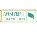 ChromaLabel 1x3 inch permanent color-code rectangle food labels with farm-fresh design, 150 stickers per pack for food organization.