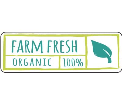 ChromaLabel 1x3 inch permanent color-code rectangle food labels with farm-fresh design, 150 stickers per pack for food organization.