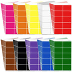 Outus 1000 Pieces Rectangular Colored Labels Stickers 3 x 2 Inch 10 Colors