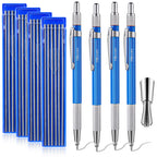 Hiboom 4PCS Welders Pencil with 48 Pcs Silver Round Refills 4