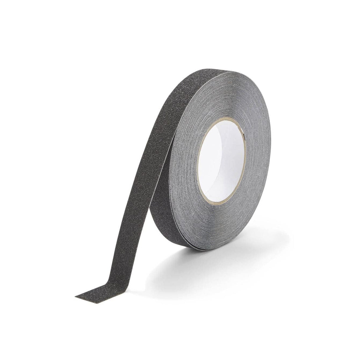Durable DURALINE Grip Non-Slip Floor Tape - Self-Adhesive Marking Tape with 25mm Thickness and 49 Feet & 2.55" Inches in Length - Ideal for Stairs, Ramps, etc. - Black 25 mm x 15 m