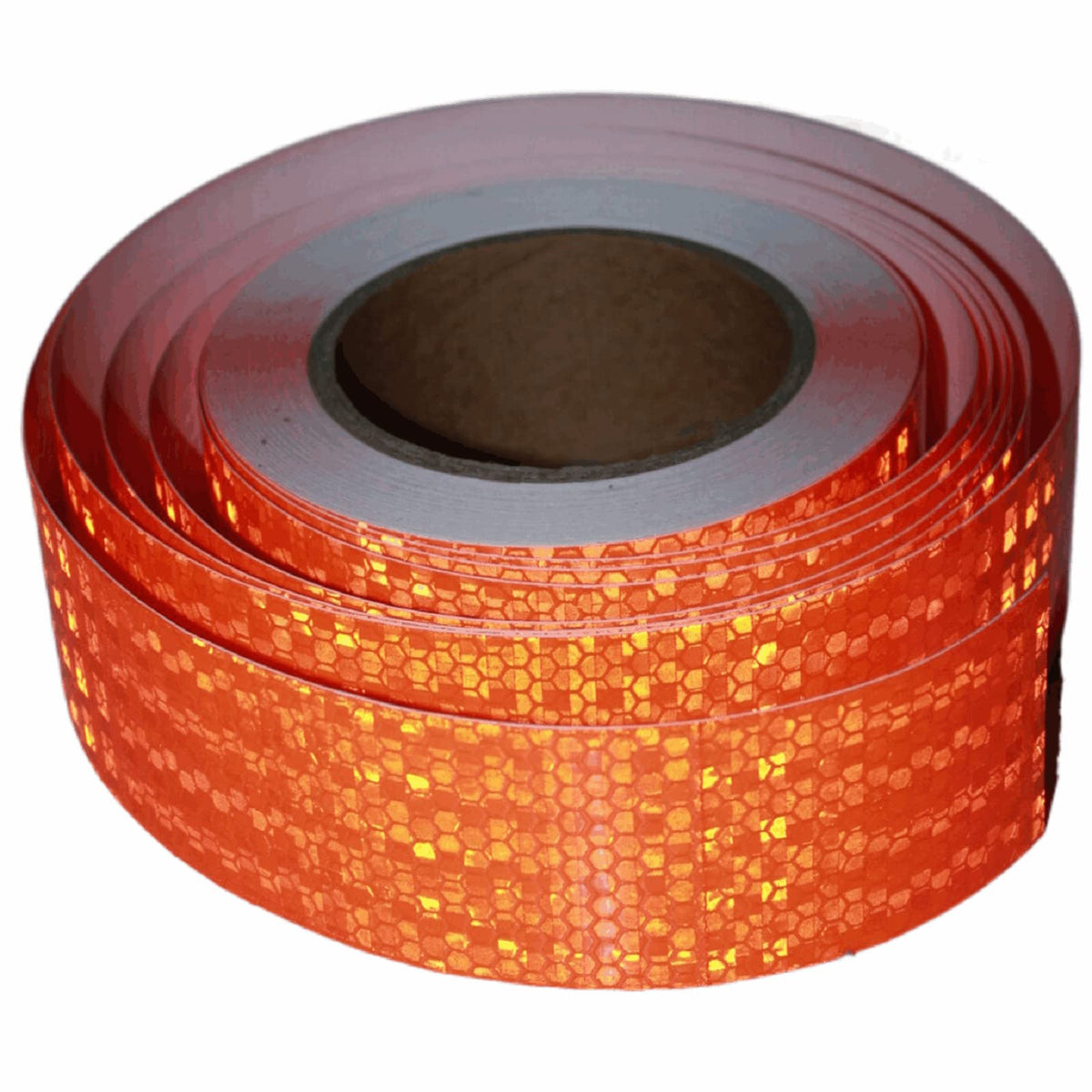 Industrial Reflective Tape Orange 2 inch for Bikes, Outdoor Waterproof High Visibility Safety Warning Adhesive Stickers Strips (66 feet) 2"X66ft PVC material - Orange 1