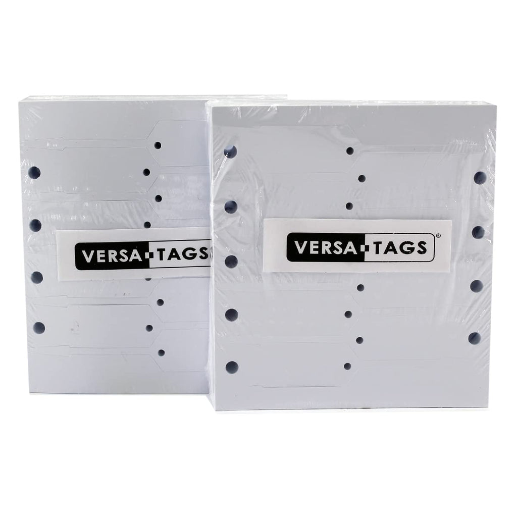 Versa-Tags White Self-Locking Plastic Arrow Key Tags, 2000 Count