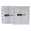 Versa-Tags White Self-Locking Plastic Arrow Key Tags, 2000 Count