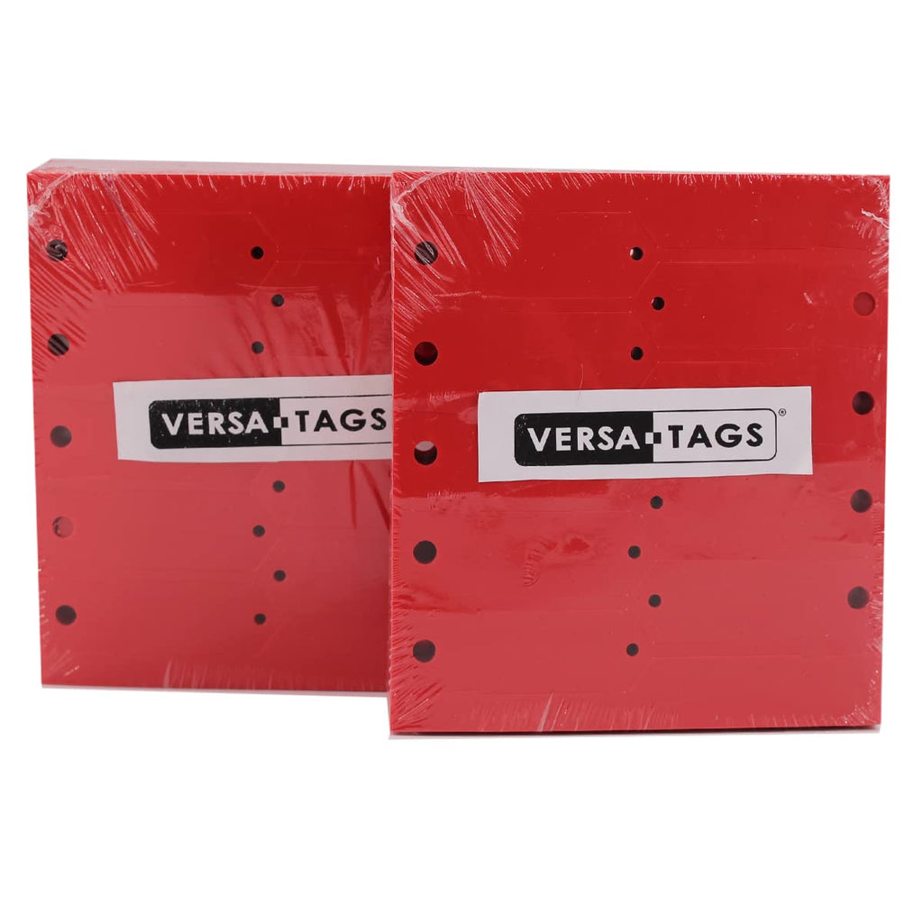 Versa-Tags Red Self-Locking Plastic Arrow Key Tags, 2000 Count