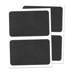 200 Pack, Large Chalkboard Labels Stickers - Rectangle, 6" x 4" 200 Labels