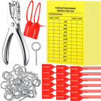 Chunful 151 Pieces Fire Extinguisher Inspection Tags Set