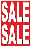 4 Less Co 24x36 Inch SALE SALE Poster Retail Business Store Window POP Sign rb