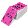 Phomemo 4x6 Thermal Shipping Labels Fan-Fold 500 PCS Adhesive Address Paper Rose 4x6*500