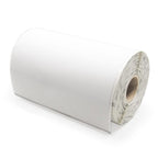 Zebra 4x4-inch laser and inkjet printer labels from Labelvalue, shown on a white background in the image.