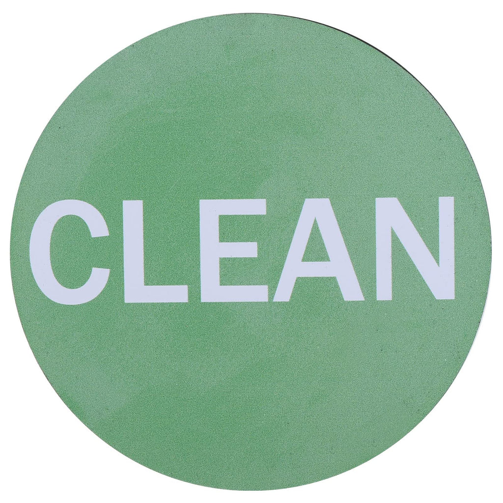 PATIKIL Dirty Clean Dishwasher Magnet Round Dish Washer Red Green