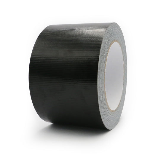 Heavy Duty Duct Tape 3 Inch X 33 Yards, 8.5 Mil Thickness, Multi Purpose Black Duct Tape, No Residue, Waterproof, Tear by Hand - for Indoor Outdoor Repairs, Industrial, Professional Use