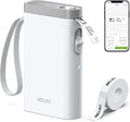 Nelko P21 Label Maker Machine with Tape, Bluetooth Label Printer, White