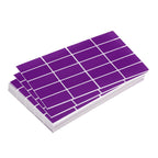 MECCANIXITY Colored Rectangle Stickers 2000 Labels Color Code Sticker Purple