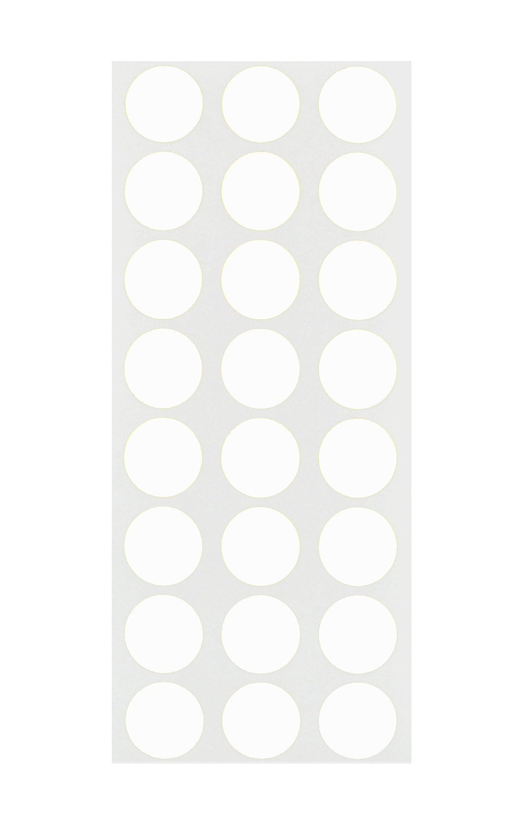 ChromaLabel 0.50 inch round white color-coding removable stickers, pack of 240 dots for organizing and labeling tasks.