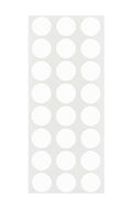 ChromaLabel 0.50 inch round white color-coding removable stickers, pack of 240 dots for organizing and labeling tasks.