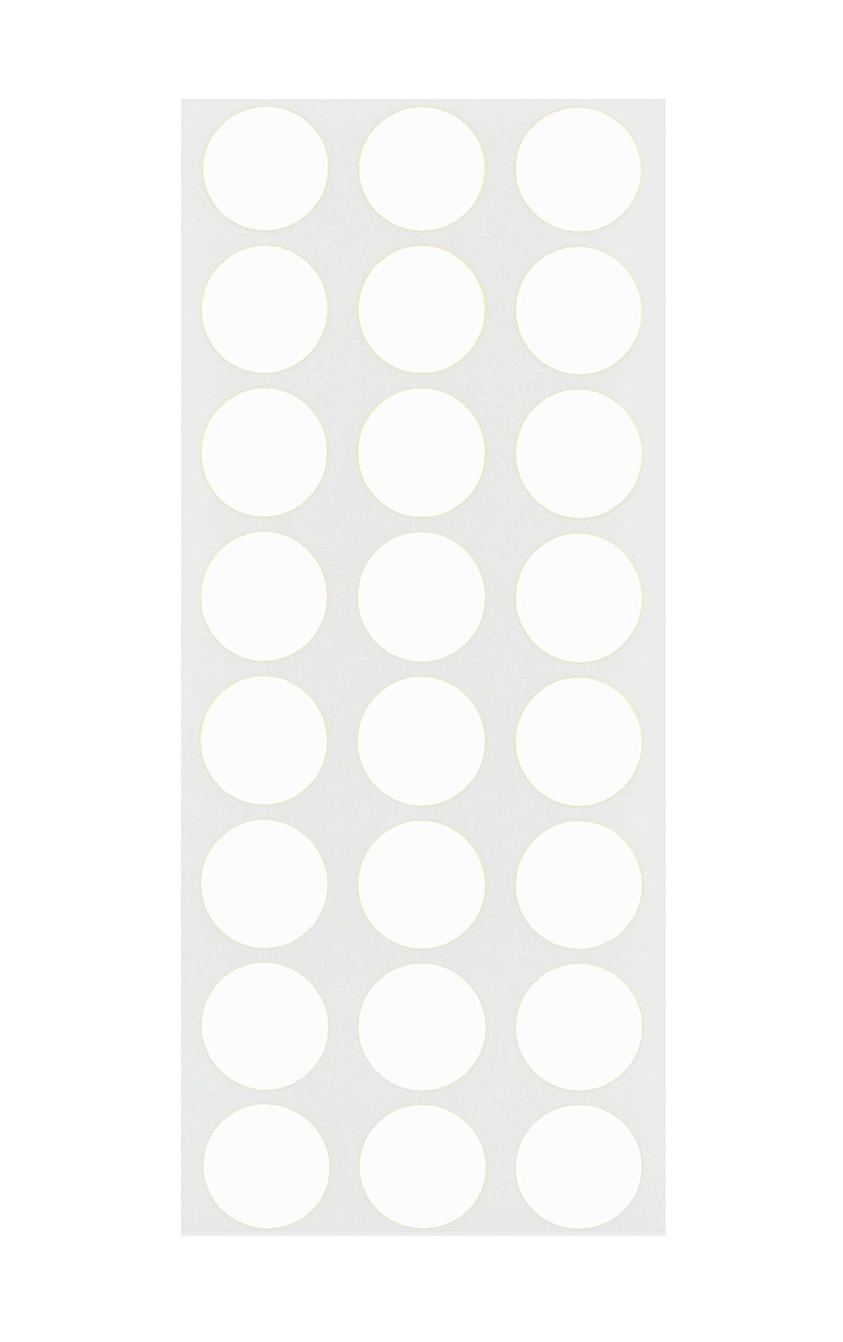 ChromaLabel 0.50 inch round white color-coding removable stickers, pack of 240 dots for organizing and labeling tasks.