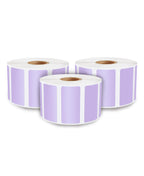 enKo 2-1/4 x 1-1/4 in 3 Rolls | 3000 Lavender Direct Thermal Labels 3 Rolls - Lavender