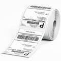 Phomemo 4X6 Thermal Labels - Shipping Labels, Thermal Printer Label, Roll Label for Shipping Label, Address, Mail, Compatible with Zebra, Munbyn, Rollo, Polono, Nelko, Pack of 500, White White-500 4x6-Roll