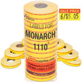 Monarch 1110 Sale Price Labels — Red Reverse Print on Yellow Labels — 1 Sleeve, 16 Rolls, 17,000 Labels for Retail Displays, Featured Merchandise, Product Marking & Store Organization — Made in USA