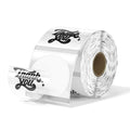 MUNBYN 2 Inch Transparent Round Thermal Labels, 500 Sheets/1 Roll 2"