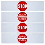 Peryiter 2 Pcs Door Stop Banner 50x12 Inch Do Not Enter Sign Bedroom