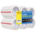JARLINK 18 Rolls Clear Packing Tape, Heavy Duty Packaging Tape 18 Rolls (2.8mil / 60 yd)