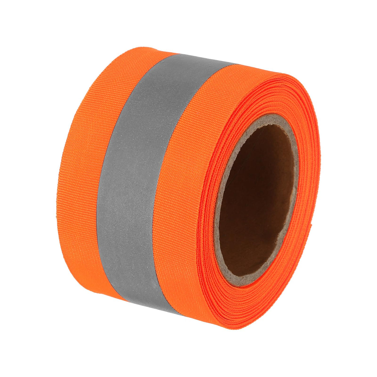 PATIKIL Reflective Tape Strip, 2" x 17 Ft High Visibility Reflective Tape Sew-on DIY Warning Safety Fabric Webbing for Clothing Raincoats, Orange 2 Inch x 17 Feet