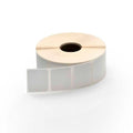 Zebra removable pricemarker labels from Labelvalue, 1.25" x 1", with black and white zebra stripe design on white background.
