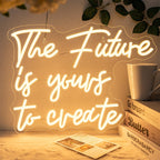 Horseneon The Future Is Yours To Create Neon Sign White Classroom Decor