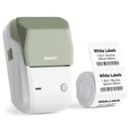 NIIMBOT B1 Label Maker Machine with Tape for Home and School, Green White Printer+Tape