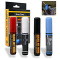 Rack-A-Tiers Mark My Wire - 4 Pack (Black, Blue, Red & White - 1 Each), Wire Marker, Wire Phase Marker, Electrical Marker (52484) Multicolor
