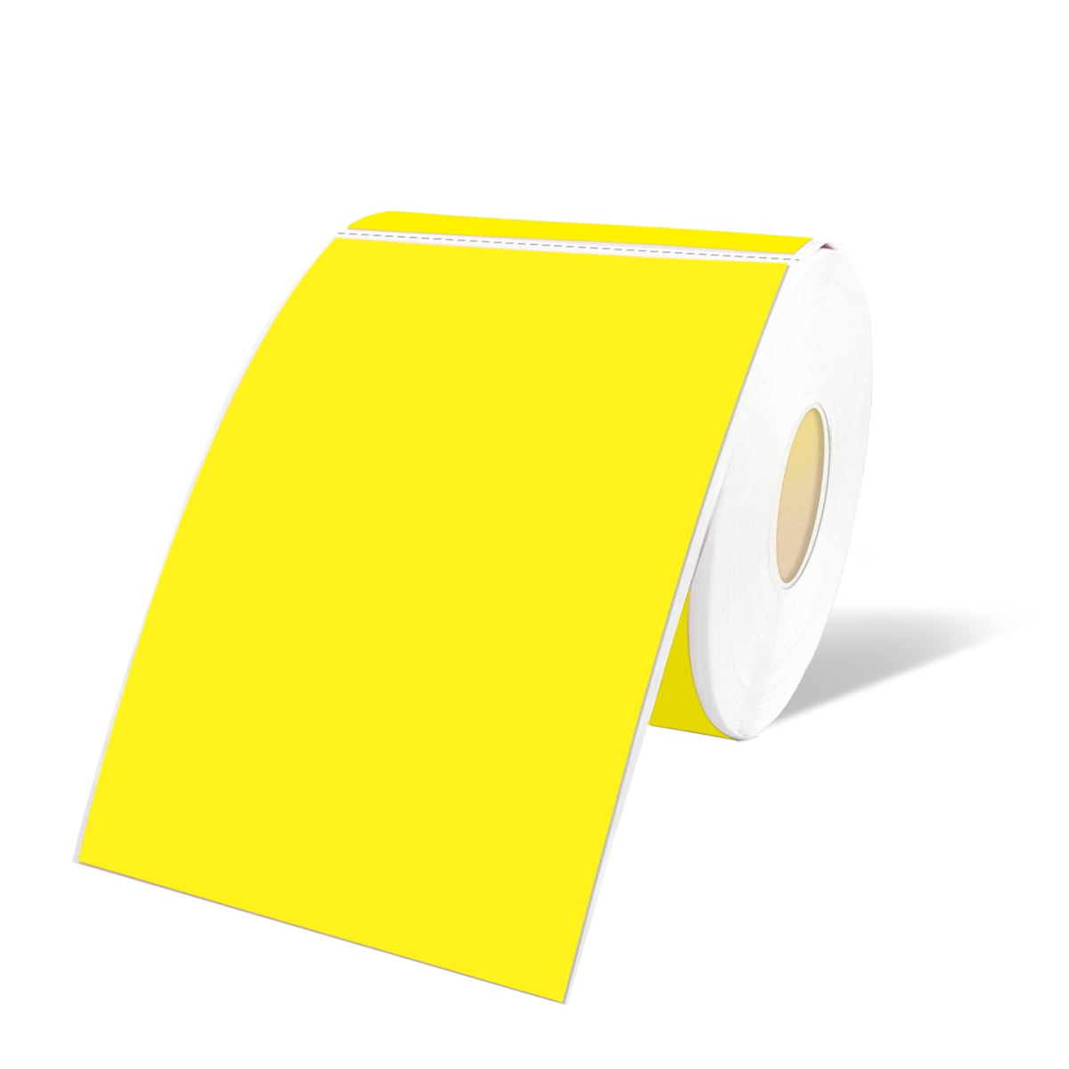 STARLIBOO 3"X5" Rectangle Color Coding Labels, Removable Square Label Inventory Stickers, Permanent Warehouse Moving Box Square Label (250Labels, Yellow) 3*5 inch