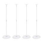 PATIKIL 4 Sets Balloon Stands for Table 27.5inch Balloon Sticks with Base