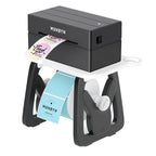 MUNBYN Thermal Label Holder for Rolls and Fanfold Labels Black and White