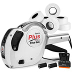 Perco Plus 1-Line Price Marking Gun with Labels Kit - Compares to Monarch 1131-01 Band Includes 1-Line 8-Character Band Price Labeler Gun, 9,000 Blank White Labels, a Label Scraper, and an Extra Inker Price Gun Kit