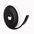Black Foam Insulation Tape with Self-Adhesive Backing,Closed Cell Foam Weatherstripping 1/2 inch Wide x 3/8 inch Thick,Soundproofing Door Weather Seal Strip for Door and AC Window Seal,High Denisty 1/2 In wide x 3/8 In thick x 16Ft