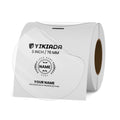 Transparent Round Thermal Labels 3 Inch Waterproof Stickers 200 PCS Transparent